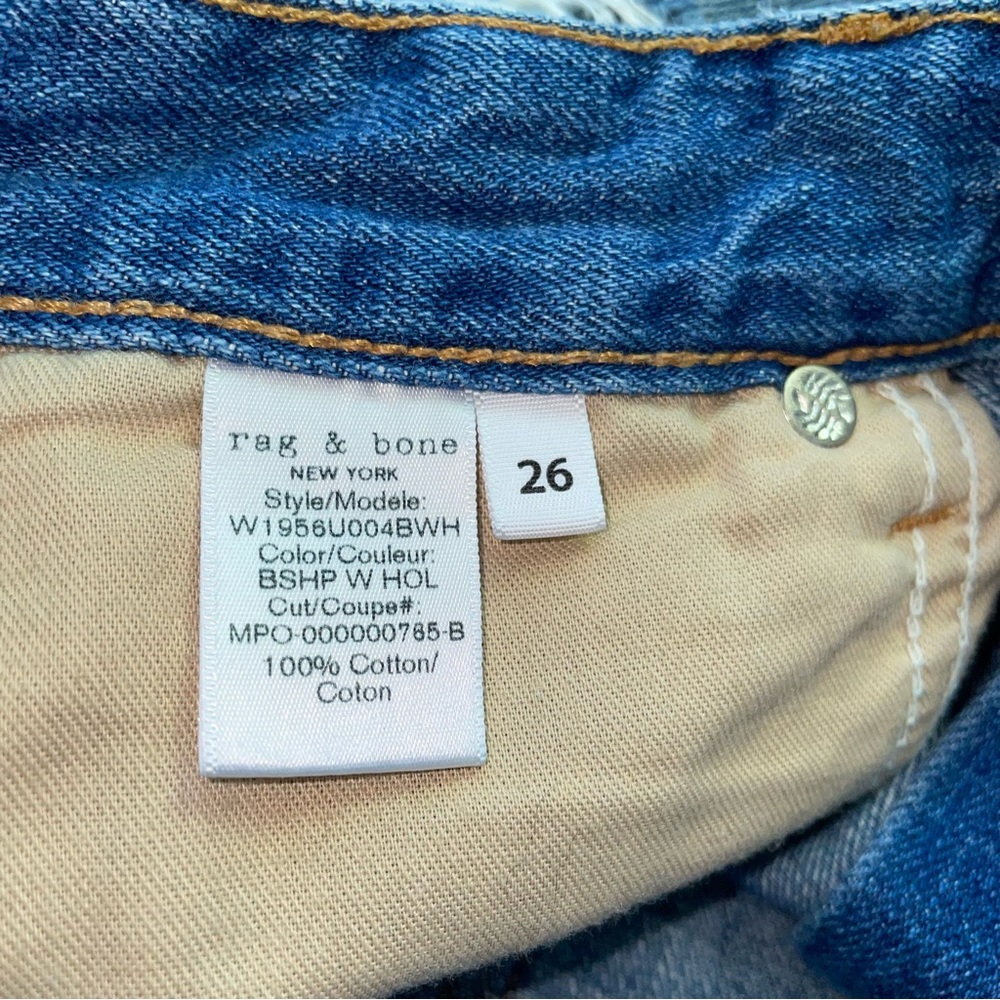 Rag & bone Dre low-rise distressed short size 26 - Picture 7 of 12